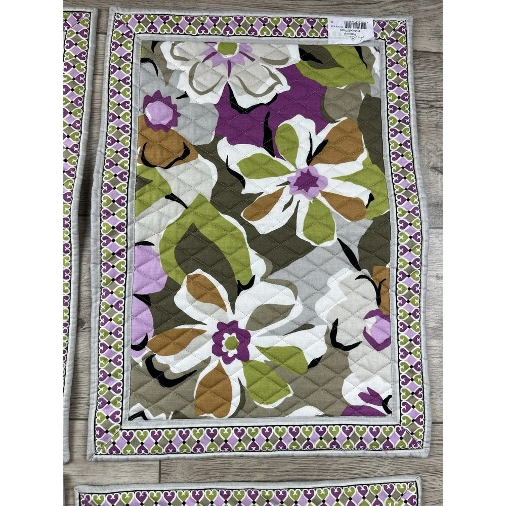 Vera Bradley 4 Quilted Place Mats Portobello Road Print - NEW‎